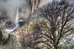 Yosemite Falls Clearing Storm